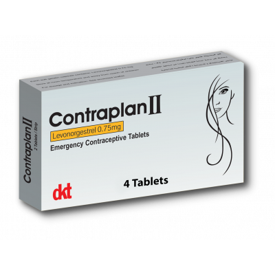 CONTRAPLAN II 0.75 MG ( LEVONORGESTREL ) 4 TABLETS